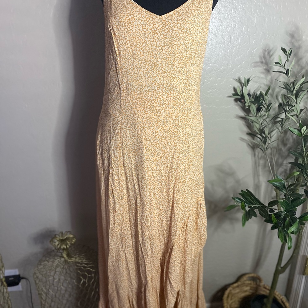 American Eagle Outfitters Peach Maxi Dress